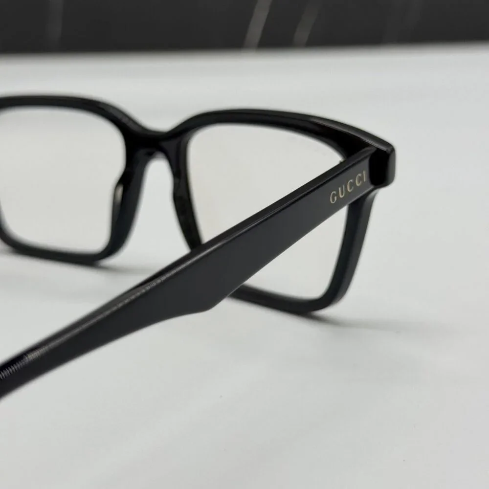 NEW GUCCI GG0964S 001 EYEGLASSES MEN BLACK SQUARE EYEWEAR